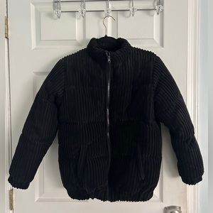 Forever21 kids black puffer size 13/14